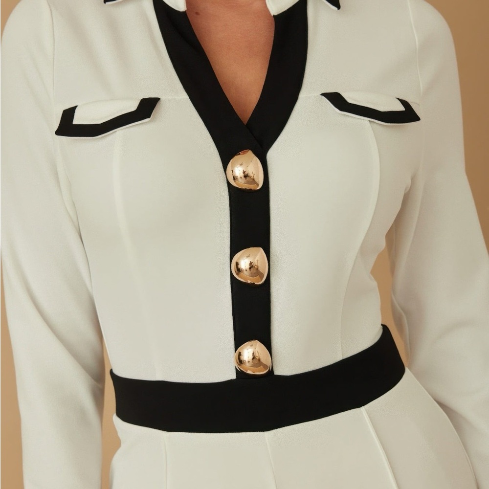 Button Trio Jumpsuit - Picture 3 of 5
